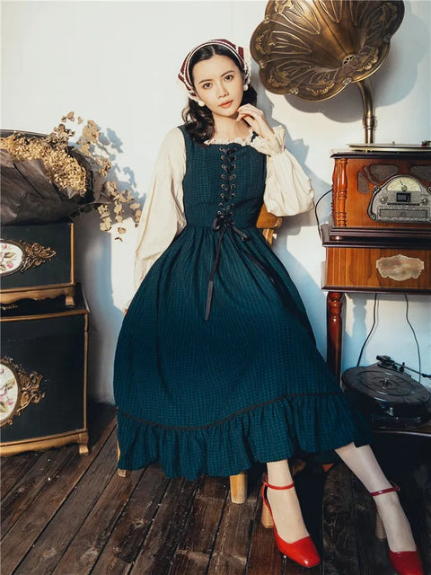 Gertie vintage dress, Vintage French dress, vintage dress, floral dress, cottagecore dress, French dress, prairie dress, 1940s