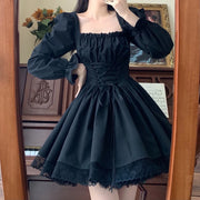 Zuleika vintage dress, Vintage French dress, vintage dress, fairy, cottagecore dress, French dress, 1940s, lolita, gothic, kawaii