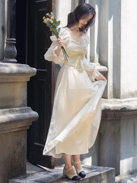 Theda vintage dress, Vintage French dress, vintage dress, fairy, cottagecore dress, French dress, 1940s