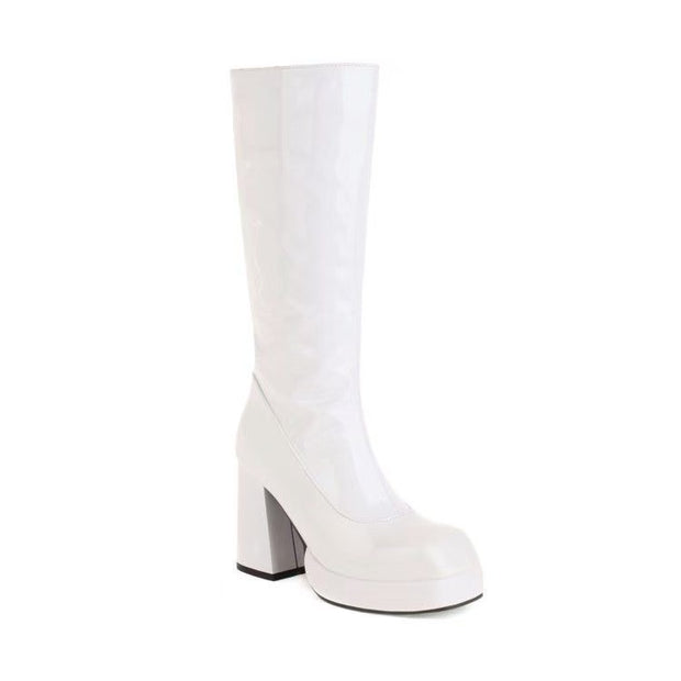 Heel boots - Shoes Heel, vintage, High Heel, retro high heels, retro heels, vintage boots, high heel boots, spring boots, 1980s, 1970s