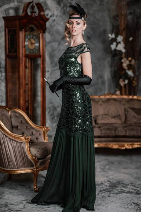 Catherine Flapper Gatsby Dress, Prom Fringe Dress 1920s Vintage inspired Great Gatsby Art Deco Charleston Downton Abbey Bridesmaid Wedding