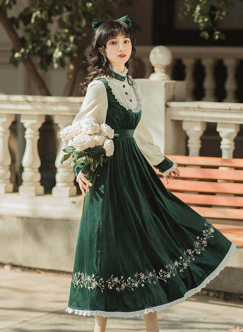 Victoria Vintage dress, Vintage French dress, vintage dress, floral dress, cottagecore dress, French dress, floral dress, 1940s