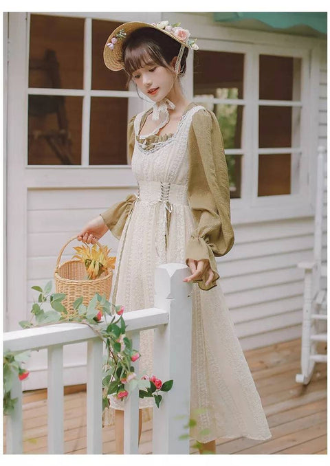 Betsy Vintage dress, Vintage French dress, vintage dress, floral dress, cottagecore dress, French dress, floral dress, 1940s