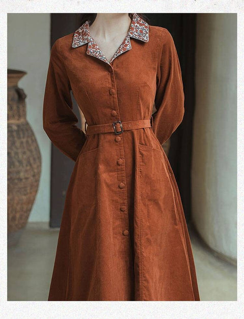 Gretchen vintage dress, Vintage French dress, vintage dress, floral dress, cottagecore dress, French dress, coat dress, 1940s