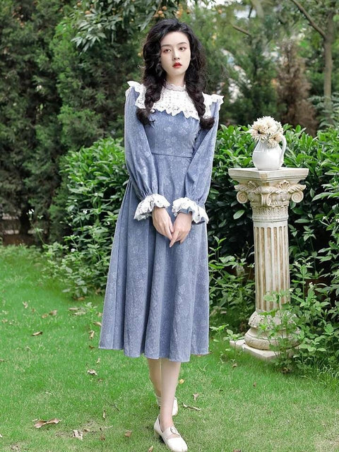 Lenore Vintage dress, Vintage French dress, vintage dress, floral dress, cottagecore dress, French dress, floral dress, 1940s
