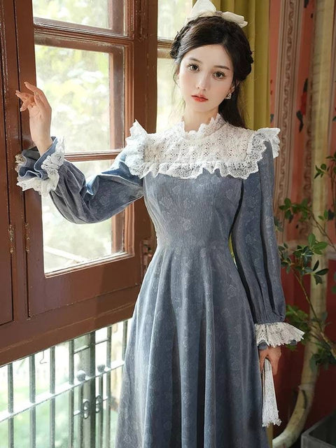 Lenore Vintage dress, Vintage French dress, vintage dress, floral dress, cottagecore dress, French dress, floral dress, 1940s
