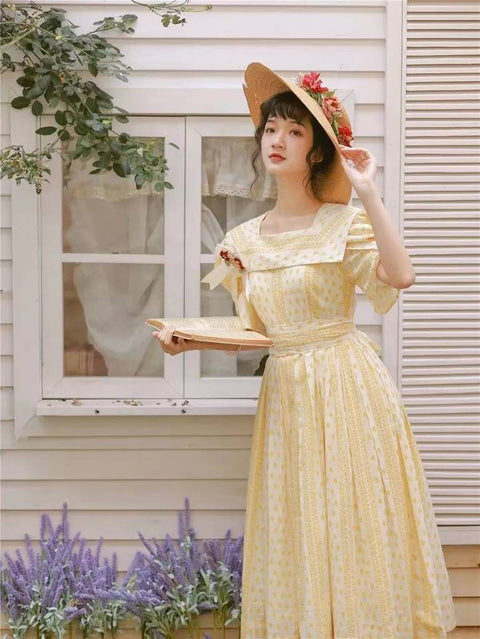 Mabel vintage dress, Vintage French dress, vintage dress, floral dress, cottagecore dress, French dress, floral dress, 1950s