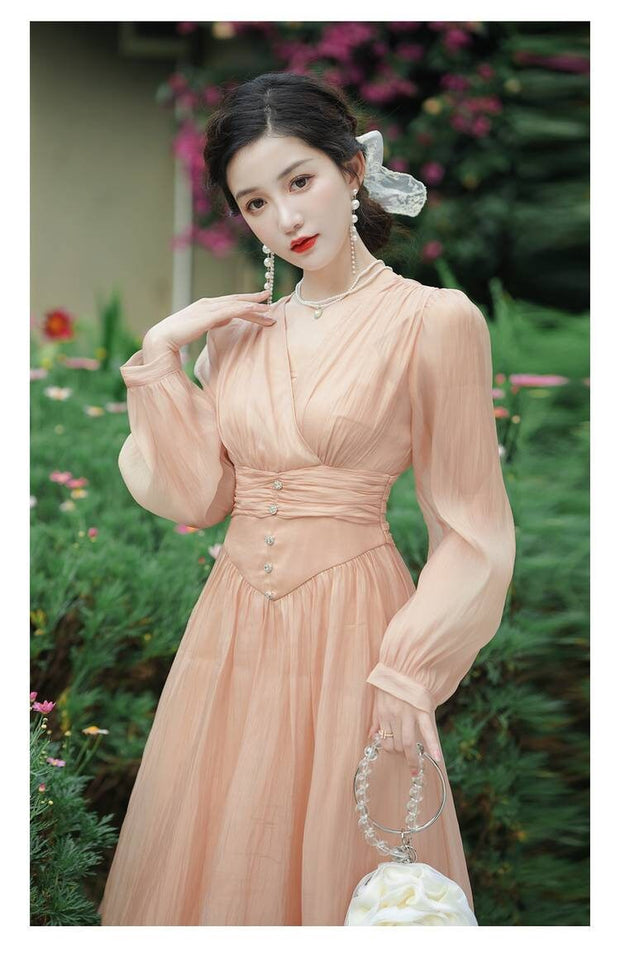 Henrietta vintage dress, Vintage French dress, vintage dress, floral dress, cottagecore dress, French dress, floral dress, 1940s