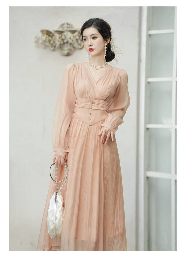 Henrietta vintage dress, Vintage French dress, vintage dress, floral dress, cottagecore dress, French dress, floral dress, 1940s
