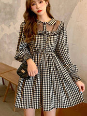 Cindy vintage dress, vintage French dress, vintage dress, gothic, lolita dress, French dress, gothic dress, 1940s, Vichy dress
