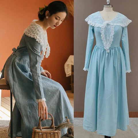 PRE-ORDER Dana vintage dress, victorian, Victorian dress, Abiti vittoriani, Robe victorienne, Viktorianisches, Vintage Dress, French