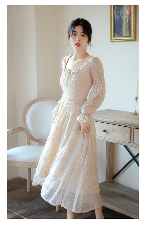 Nadine vintage dress, Vintage French dress, vintage dress, floral dress, cottagecore dress, French dress, floral dress, 1950s