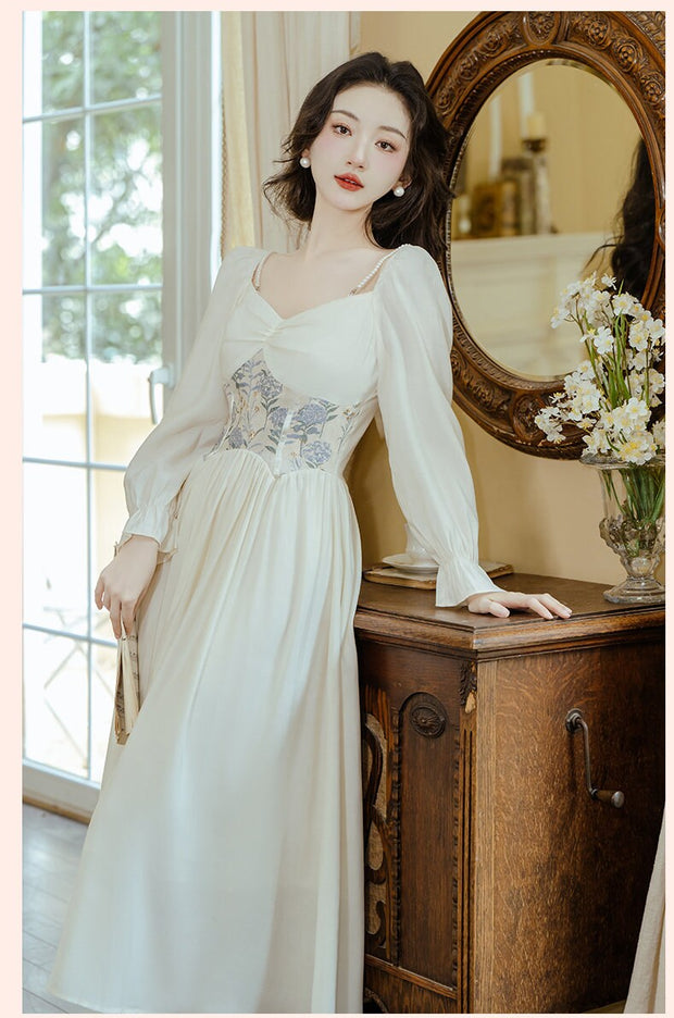 Beth Vintage dress, Vintage French dress, vintage dress, floral dress, cottagecore dress, French dress, floral dress, 1950s