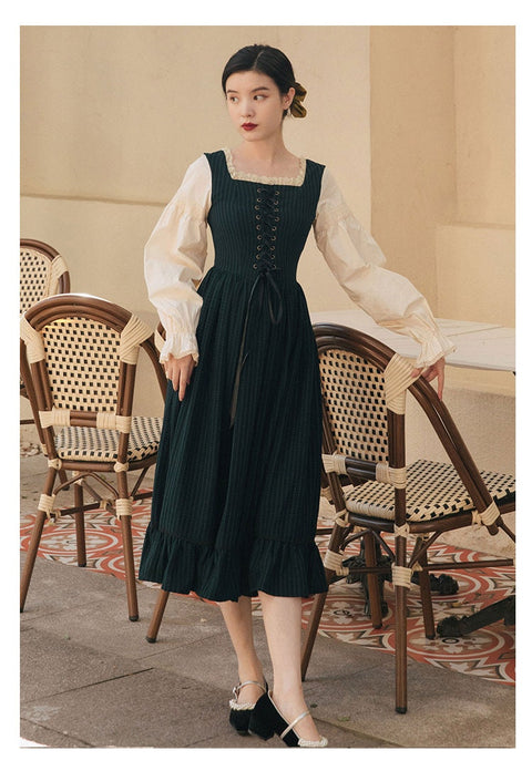 Gertie vintage dress, Vintage French dress, vintage dress, floral dress, cottagecore dress, French dress, prairie dress, 1940s