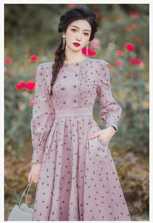 Sue vintage dress, Vintage French dress, vintage dress, floral dress, cottagecore dress, French dress, floral dress, 1950s