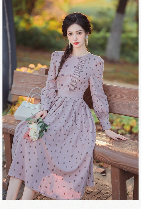 Sue vintage dress, Vintage French dress, vintage dress, floral dress, cottagecore dress, French dress, floral dress, 1950s